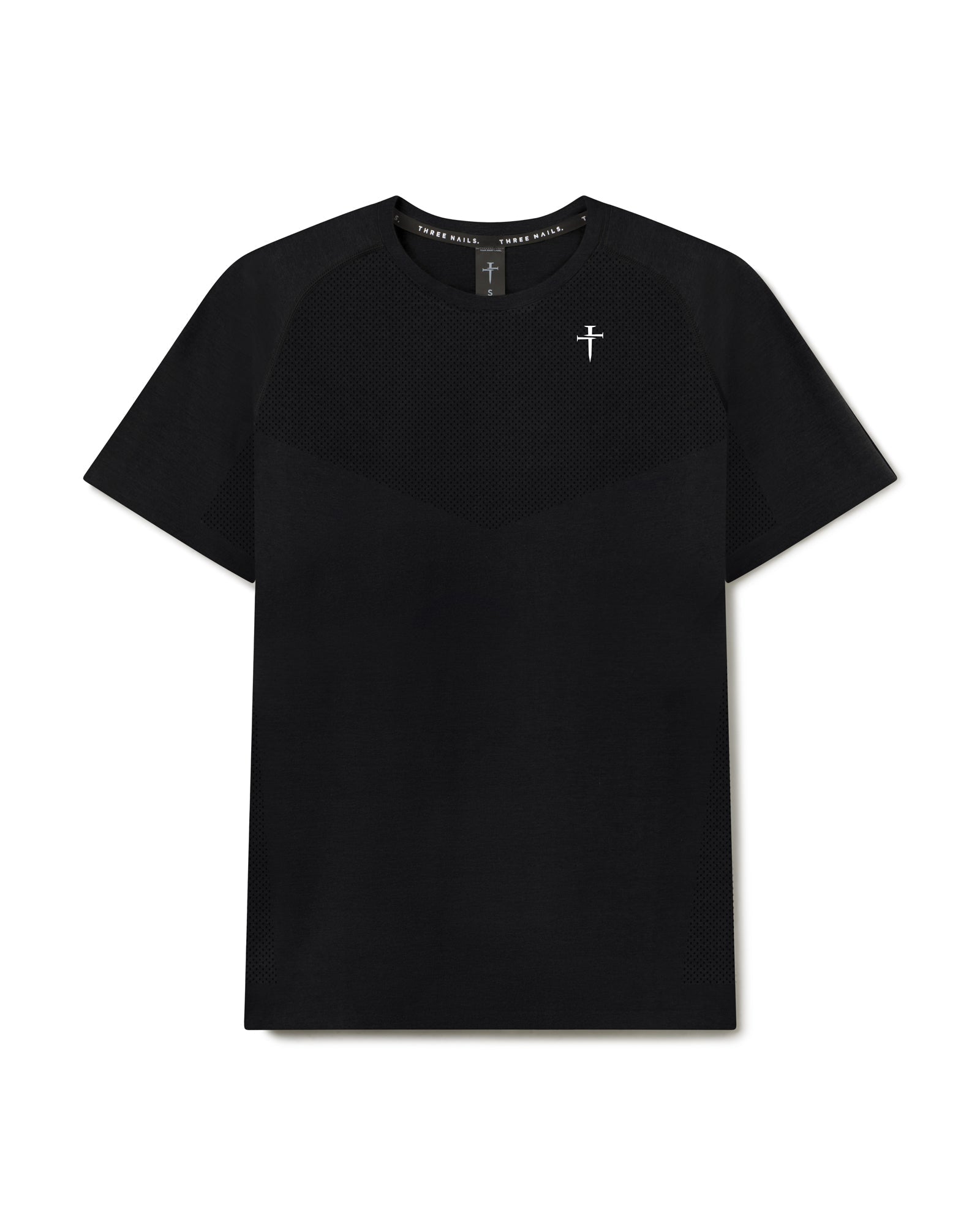 Seamless Tee - Black Marl